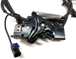 Thumbnail 4: 2014 BMW 328D (F30) FRONT HOOD BONNET LID LOWER LOCK LATCH SET/2 w/CABLE