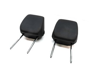 2014 BMW 328D (F30) FRONT LEFT & RIGHT SEAT HEADREST SET/2 (BLACK)