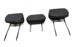 Thumbnail 2: 2014 BMW 328D (F30) REAR LEFT/CENTER/RIGHT SEAT HEAD REST SET/3 (BLACK)