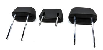 Thumbnail 6: 2014 BMW 328D (F30) REAR LEFT/CENTER/RIGHT SEAT HEAD REST SET/3 (BLACK)