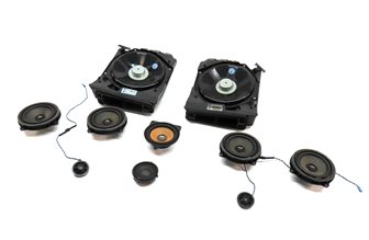 Thumbnail 1: 2014 BMW 328D (F30) RADIO STEREO SOUND SYSTEM SPEAKER SUB SUBWOOFER SET/10