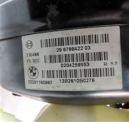 Thumbnail 7: 14 BMW 328D (F30) 2.0L TURBO DIESEL (N47T) POWER BRAKE BOOSTER w/MASTER CYLINDER
