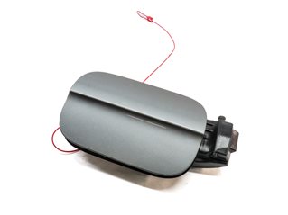 2010-2015 AUDI Q7 (4L) FUEL TANK DOOR LID COVER TRIM w/ HOUSING (Grey)