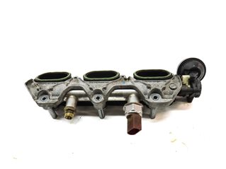 Thumbnail 4: 2015 AUDI Q7 (4L) 3.0L SUPER (CTWA) ENGINE LOWER INTAKE MANIFOLD w/FUEL RAIL