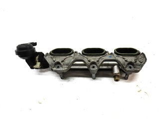 Thumbnail 4: 15 AUDI Q7 (4L) 3.0L SUPER (CTWA) ENGINE RIGHT LOWER INTAKE MANIFOLD w/FUEL RAIL