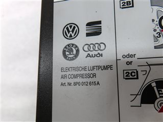 Thumbnail 7: 2015 AUDI Q7 (4L) EMERGENCY ROADSIDE SPARE TIRE COMPRESSOR AIR PUMP INFLATOR
