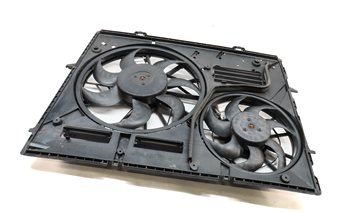 Thumbnail 1: 11-15 AUDI Q7 (4L) 3.0L ENGINE RADIATOR COOLING FAN (FOR MODELS w/ HITCH OPTION)