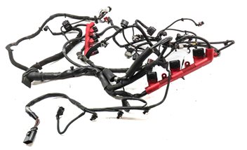 Thumbnail 2: 2015 AUDI Q7 (4L) 3.0L SUPER (CTWA) ENGINE MOTOR WIRE WIRING HARNESS LOOM