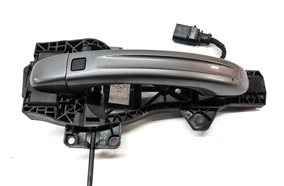 Thumbnail 4: 07-15 AUDI Q7 (4L) RIGHT FRONT PASSENGER KEYLESS EXTERIOR DOOR HANDLE (Grey)