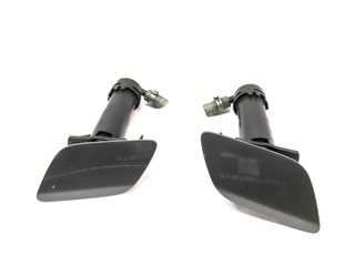 Thumbnail 2: 2015 AUDI Q7 (4L) FRONT LEFT & RIGHT HEADLIGHT WASHER COVER TRIM SET/2 (Grey)