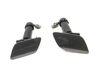 Thumbnail 3: 2015 AUDI Q7 (4L) FRONT LEFT & RIGHT HEADLIGHT WASHER COVER TRIM SET/2 (Grey)