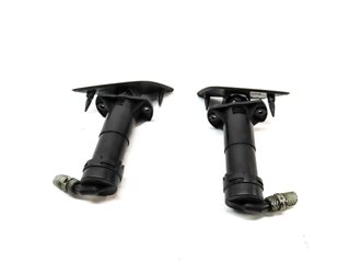Thumbnail 4: 2015 AUDI Q7 (4L) FRONT LEFT & RIGHT HEADLIGHT WASHER COVER TRIM SET/2 (Grey)