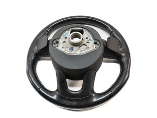 Thumbnail 5: 13-17 AUDI Q5 Q7 SQ5 B8 8R 4M 3 SPOKE STEERING WHEEL w/ SWITCH BUTTONS & PADDLES