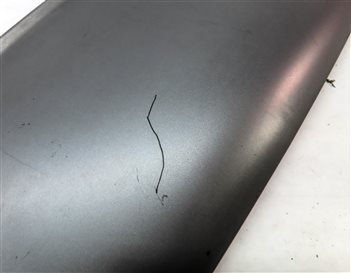 Thumbnail 8: 2015 AUDI Q7 (4L) REAR BUMPER TRAILER TOW HITCH COVER PANEL TRIM (Grey)