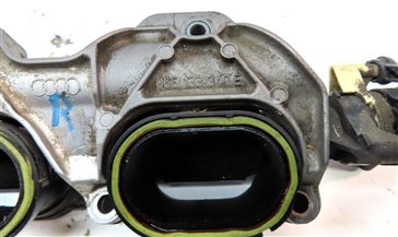 Thumbnail 7: 12-17 AUDI A6 A7 Q5 S5 SQ5 (C7 4G8 B8 8T 8R) RIGHT INTAKE MANIFOLD DIFFUSER RAIL