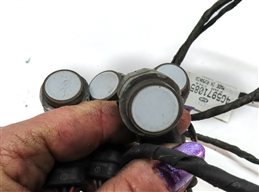 Thumbnail 5: 2013 AUDI A6 (C7 4G) REAR PARK ASSIST PDC SENSOR SET w/HARNESS (WHITE)