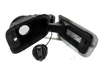 Thumbnail 7: 2012-2018 AUDI A6 S6 (C7) FUEL TANK DOOR LID COVER TRIM w/ HOUSING (WHITE)