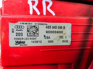 Thumbnail 6: 2012-2015 AUDI A6 S6 (C7) RIGHT PASSENGER OUTER TAILLIGHT BRAKE LIGHT LAMP (LED)