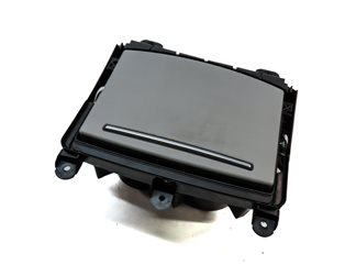 2013 AUDI A6 (C7 4G) FRONT CENTER CONSOLE  CUP HOLDER w/COVER TRIM GRAY