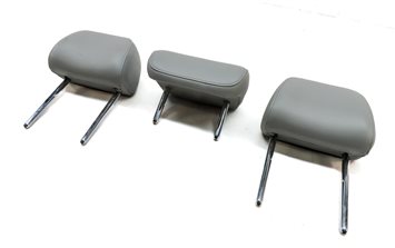 2013 AUDI A6 (C7 4G) REAR LEFT/CENTER/RIGHT SEAT HEADREST HEAD REST SET/3 (GRAY)