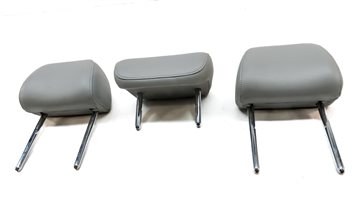 Thumbnail 2: 2013 AUDI A6 (C7 4G) REAR LEFT/CENTER/RIGHT SEAT HEADREST HEAD REST SET/3 (GRAY)