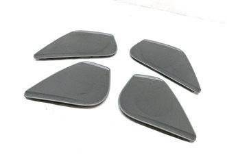 2013 AUDI A6 (C7 4G) BOSE RADIO STEREO SPEAKER COVER GRILLE SET / 4 GRAY