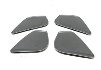 Thumbnail 2: 2013 AUDI A6 (C7 4G) BOSE RADIO STEREO SPEAKER COVER GRILLE SET / 4 GRAY