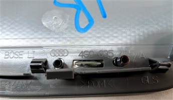Thumbnail 8: 2013 AUDI A6 (C7 4G) BOSE RADIO STEREO SPEAKER COVER GRILLE SET / 4 GRAY