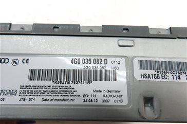 Thumbnail 5: 2012-2017 AUDI A4 S4 A5 S5 A6 S6 Q7 (B8 C7 8K 8T 4L) AM/FM RADIO STEREO RECEIVER