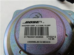 Thumbnail 5: 2013 AUDI A6 (C7 4G) BOSE RADIO STEREO SOUND SYSTEM DOOR SPEAKER SUBWOOFER