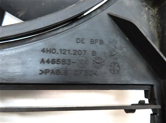Thumbnail 7: 12-18 AUDI A6 A7 (C7) 3.0L SUPERCHARGED ENGINE - RADIATOR COOLING FAN w/ SHROUD