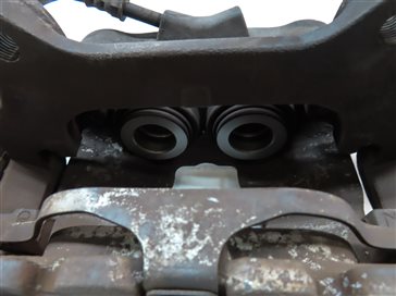 Thumbnail 7: 2013-2015 AUDI A6 (C7) FRONT RIGHT PASSENGER BRAKE CALIPER (345mm 13.58" ROTOR)
