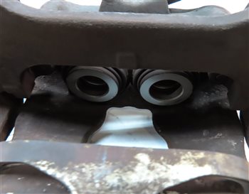 Thumbnail 7: 2013-2015 AUDI A6 (C7) FRONT LEFT DRIVER BRAKE CALIPER (345mm 13.58" ROTOR)