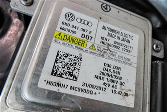 Thumbnail 9: 2012-2015 AUDI A6 (C7) RIGHT PASSENGER XENON HID HEADLIGHT LIGHT LAMP (NON AFS)