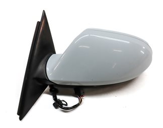 Thumbnail 6: 12-13 AUDI A6 (C7) LEFT P-FOLD HEAT MEMORY BLIND SPOT DOOR MIRROR (WHITE)