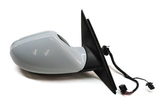 Thumbnail 6: 12-13 AUDI A6 (C7) RIGHT P-FOLD HEAT MEMORY BLIND SPOT DOOR MIRROR(WHITE)