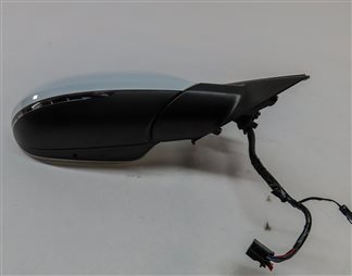 Thumbnail 7: 12-13 AUDI A6 (C7) RIGHT P-FOLD HEAT MEMORY BLIND SPOT DOOR MIRROR(WHITE)