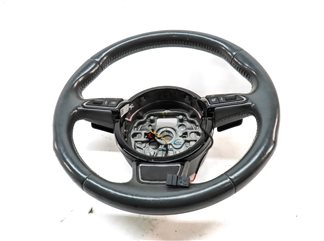 Thumbnail 2: 12-18 AUDI A6 A7 S6 S7 C7 4G8 3-SPOKE HEATED TIPTRONIC STEERING WHEEL(DARK GRAY)