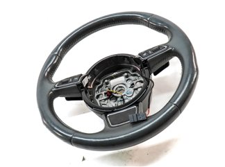 Thumbnail 3: 12-18 AUDI A6 A7 S6 S7 C7 4G8 3-SPOKE HEATED TIPTRONIC STEERING WHEEL(DARK GRAY)