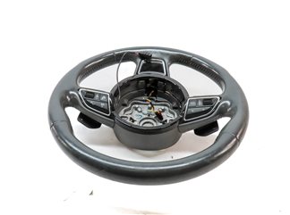 Thumbnail 4: 12-18 AUDI A6 A7 S6 S7 C7 4G8 3-SPOKE HEATED TIPTRONIC STEERING WHEEL(DARK GRAY)