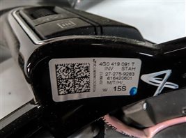 Thumbnail 6: 12-18 AUDI A6 A7 S6 S7 C7 4G8 3-SPOKE HEATED TIPTRONIC STEERING WHEEL(DARK GRAY)