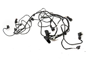 Thumbnail 2: 2013 MERCEDES GL450 (X166) FRONT PARK ASSIST PDC SENSOR SET/6 w/HARNESS (WHITE)
