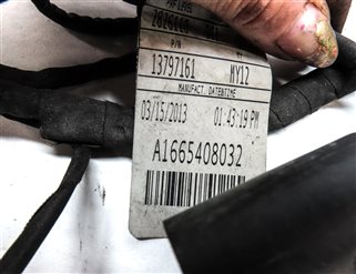 Thumbnail 4: 2013 MERCEDES GL450 (X166) FRONT PARK ASSIST PDC SENSOR SET/6 w/HARNESS (WHITE)