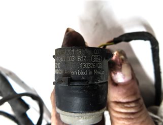 Thumbnail 5: 2013 MERCEDES GL450 (X166) FRONT PARK ASSIST PDC SENSOR SET/6 w/HARNESS (WHITE)