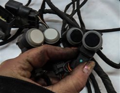 Thumbnail 6: 2013 MERCEDES GL450 (X166) FRONT PARK ASSIST PDC SENSOR SET/6 w/HARNESS (WHITE)
