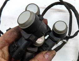 Thumbnail 5: 2013 MERCEDES GL450 (X166) REAR PARK ASSIST PDC SENSOR SET/4 w/HARNESS (WHITE)