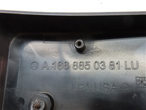 Thumbnail 6: 2013 MERCEDES GL450 (X166) FRONT BUMPER LICENSE PLATE MOUNT BRACKET