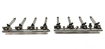 Thumbnail 4: 2013 MERCEDES GL450 X166 4.6L (278.928) ENGINE FUEL INJECTOR SET/8 w/FUEL RAILS