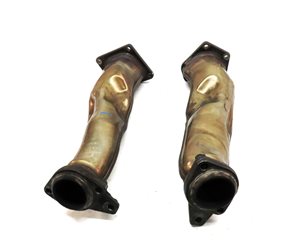 Thumbnail 2: 2013 MERCEDES GL450 (X166) 4.6L (278.928) ENGINE TURBOCHARGER EXHAUST PIPE SET/2