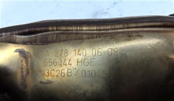 Thumbnail 6: 2013 MERCEDES GL450 (X166) 4.6L (278.928) ENGINE TURBOCHARGER EXHAUST PIPE SET/2